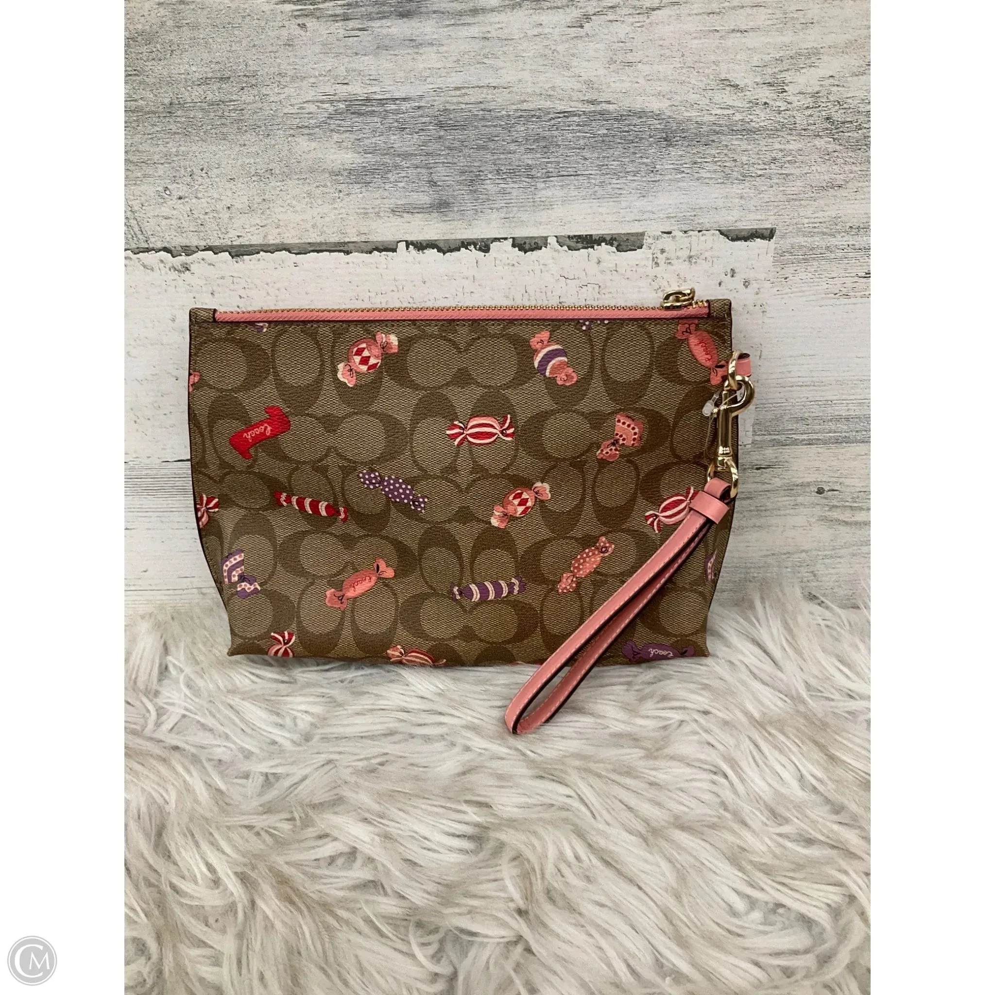 Wristlet Designer By Coach, Size: Large