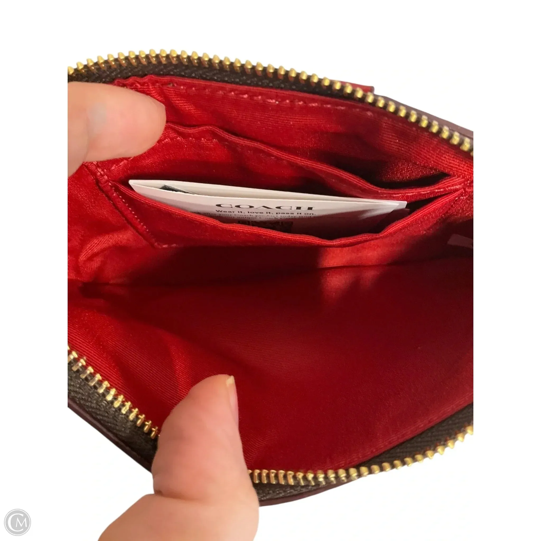 Wristlet Designer By Coach, Size: Small