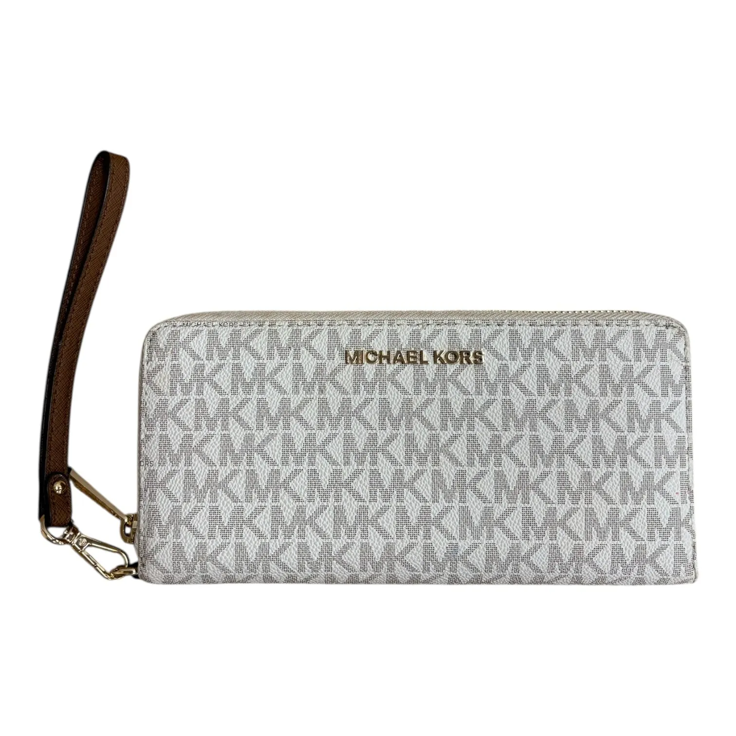 Wristlet Designer By Michael Kors In White, Size:Small