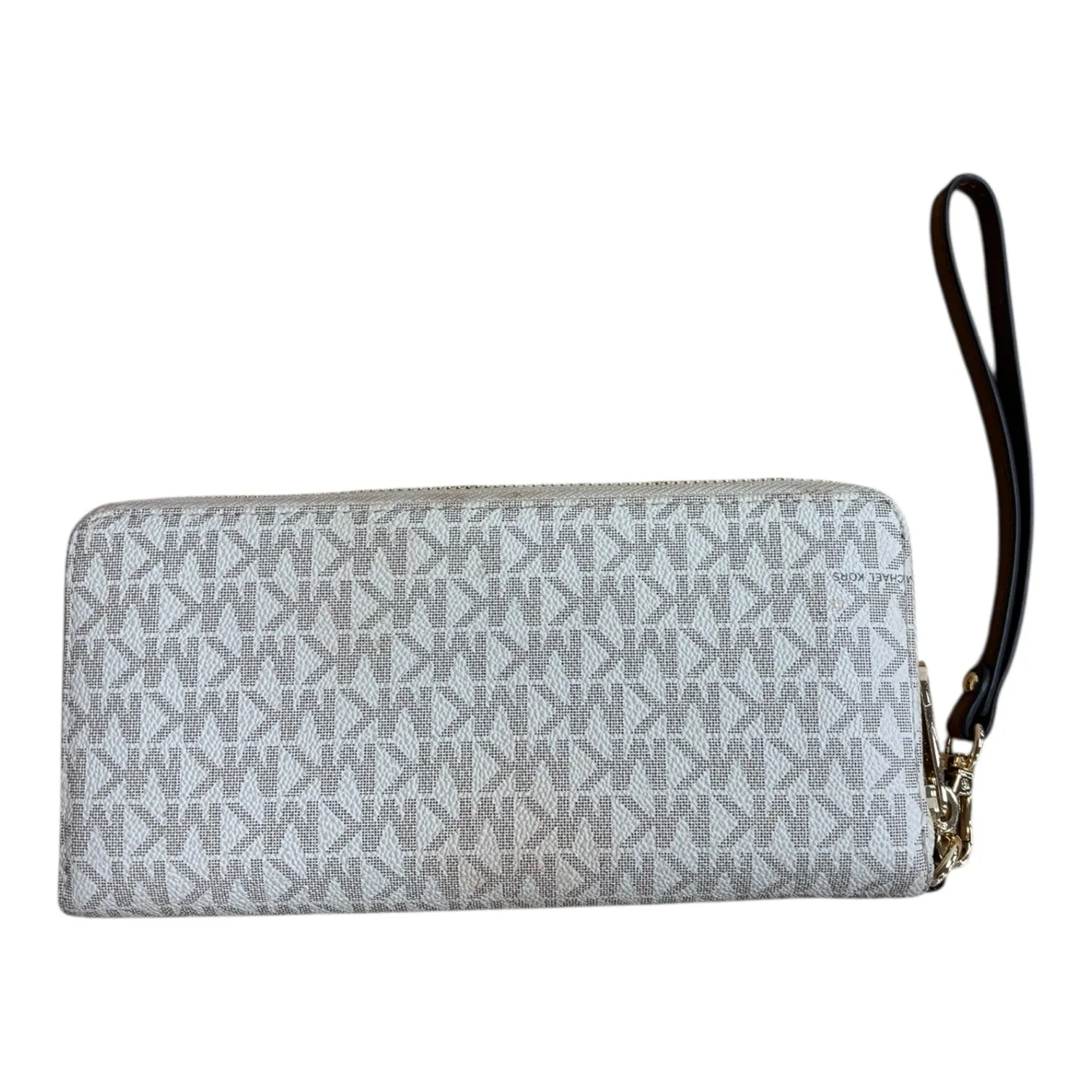 Wristlet Designer By Michael Kors In White, Size:Small