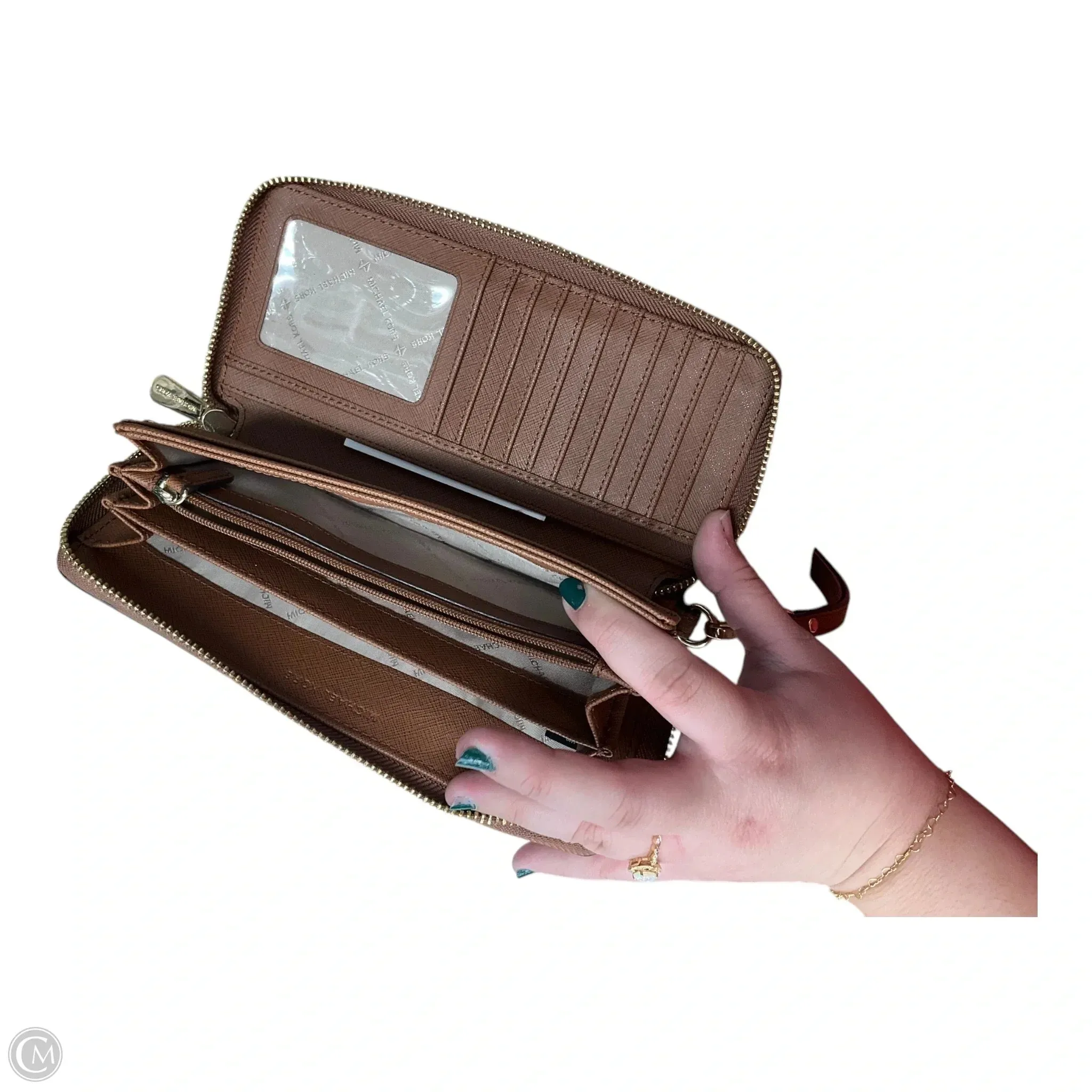 Wristlet Leather By Michael By Michael Kors, Size: Medium