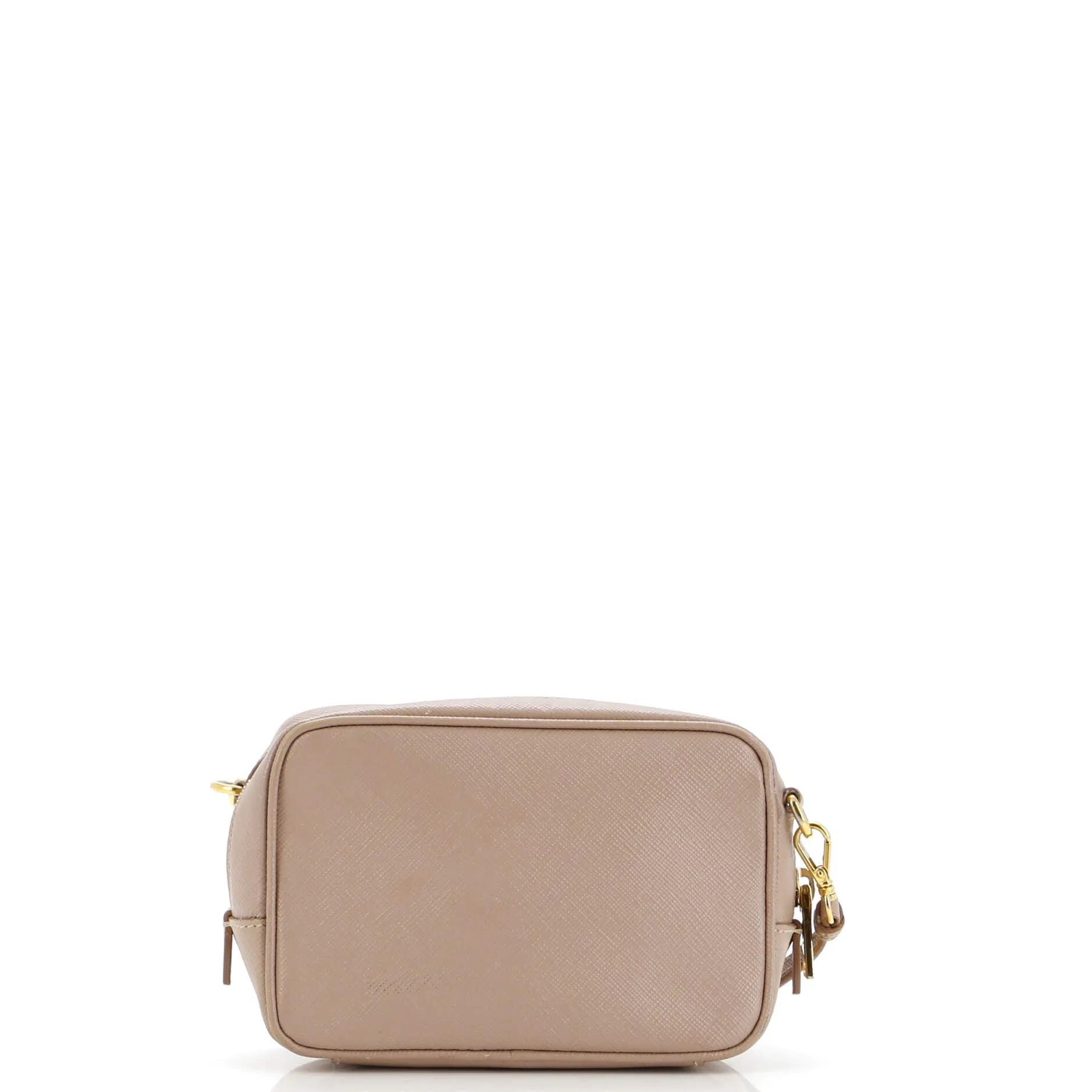 Zip Crossbody Bag Saffiano Leather Mini