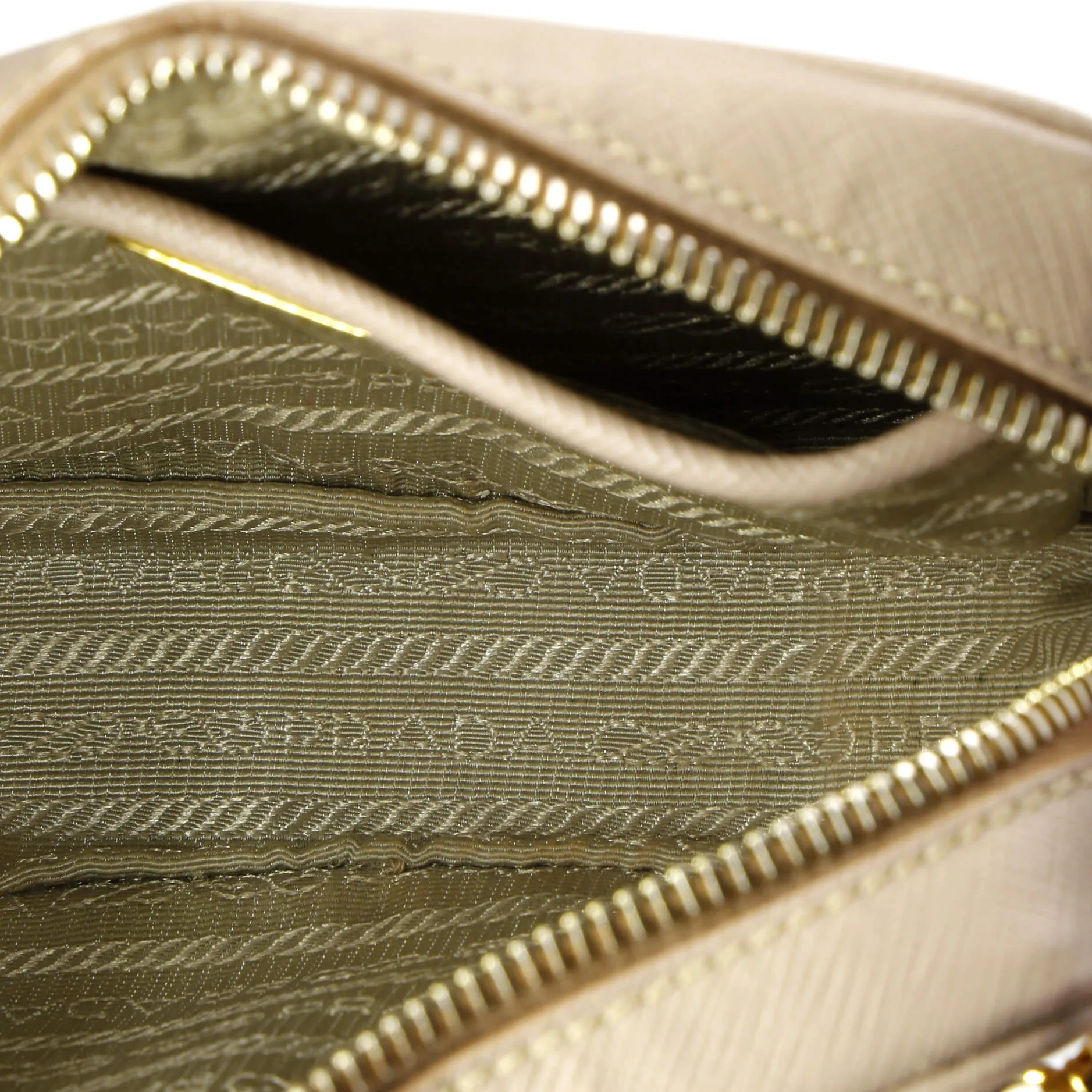 Zip Crossbody Bag Saffiano Leather Mini